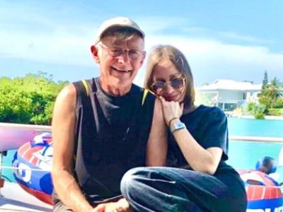 Luba Farmiga's husband Michael Farmiga and daughter Tassia Farmiga.